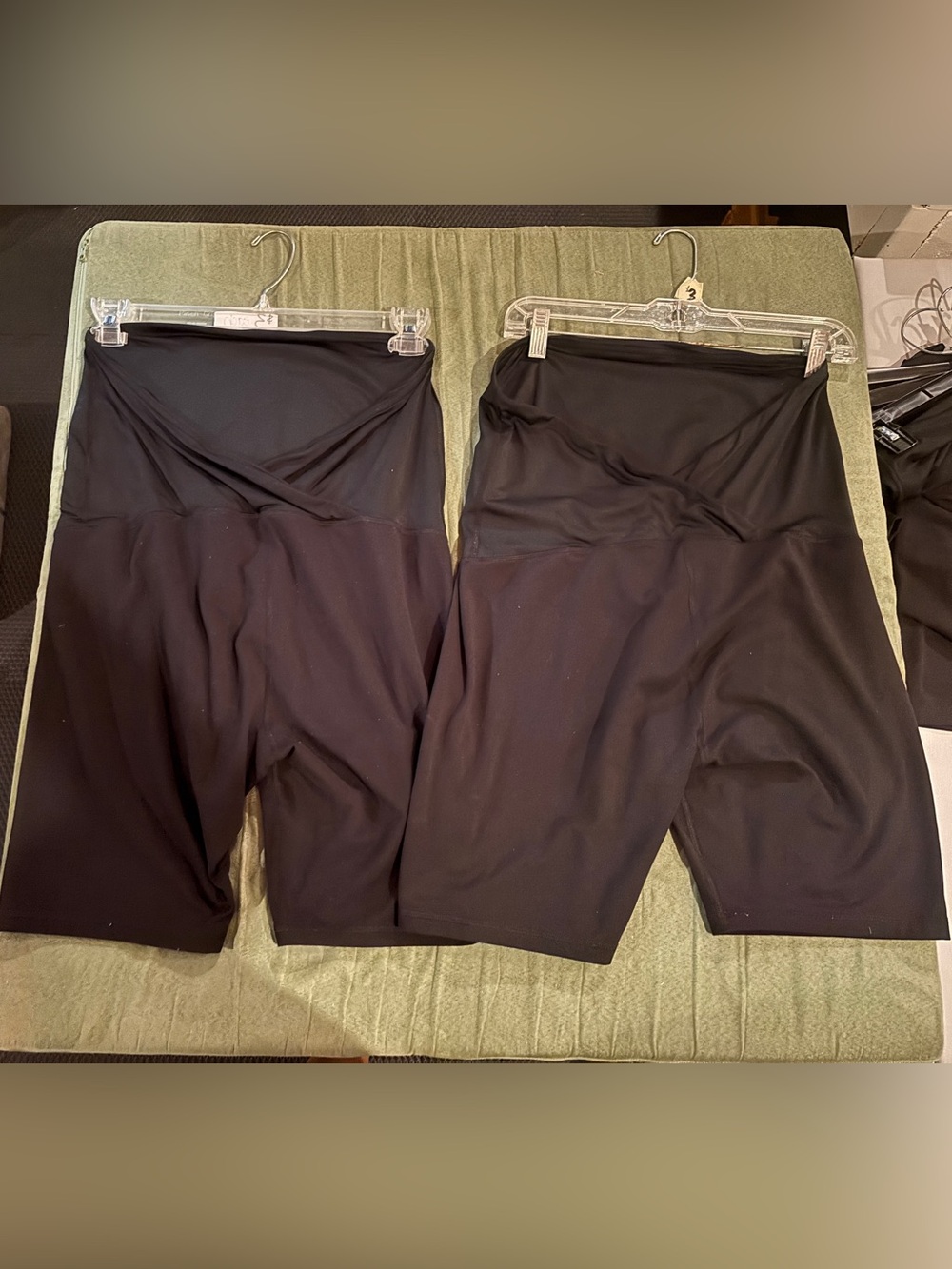 Ingrid & Isabel Black Athletic Maternity Shorts - Picture 2 of 5